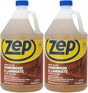 Zep Hardwood and Laminate Floor Cleaner - 1 Gallon (Pack of 2)