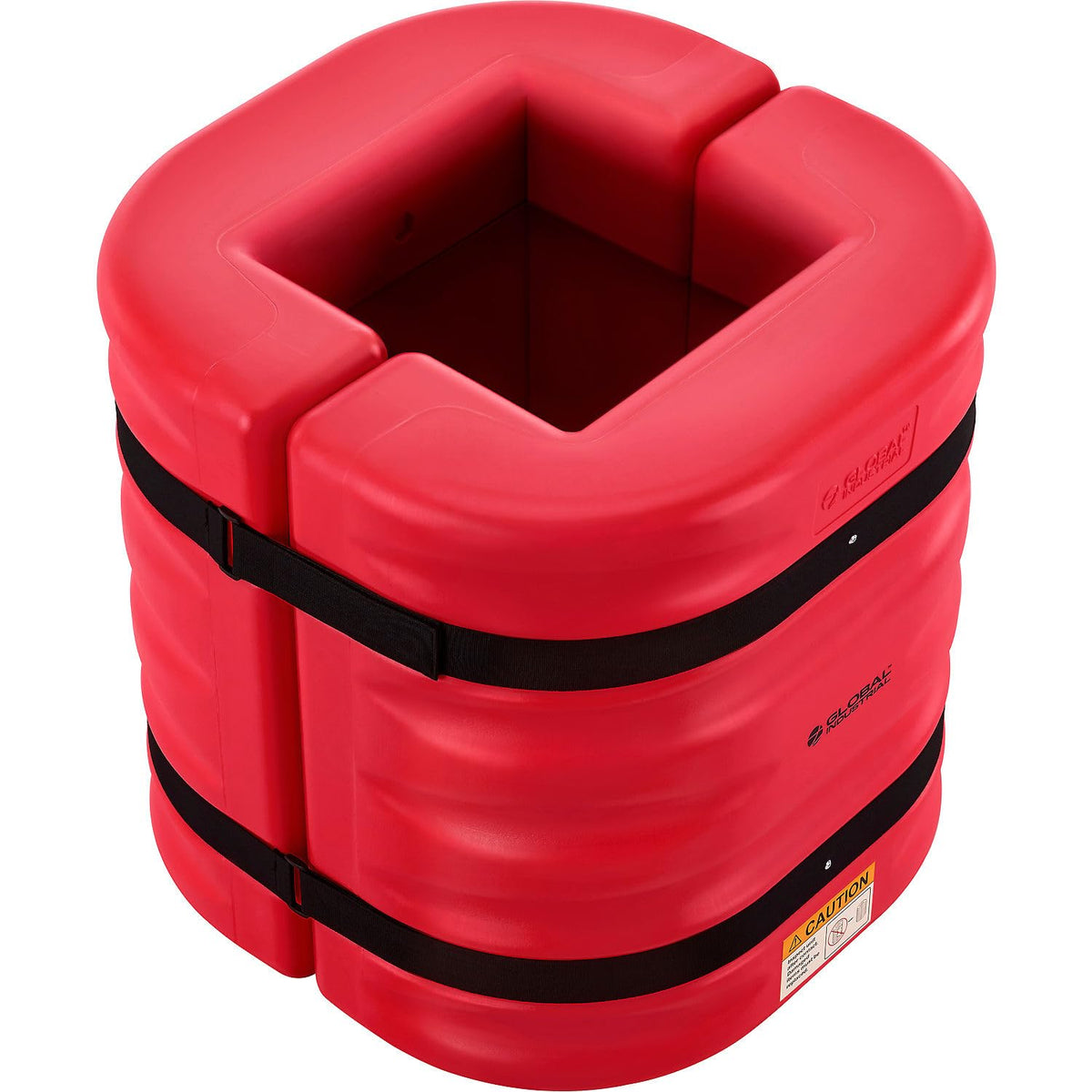 Column Protector for Square or Round Columns by Global Industrial – HDPE, Red, Model 670834