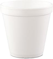 Dart 16MJ20 16 oz Squat Foam Container (Case of 500) White