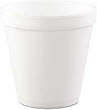 Dart 16MJ20 16 oz Squat Foam Container (Case of 500) White