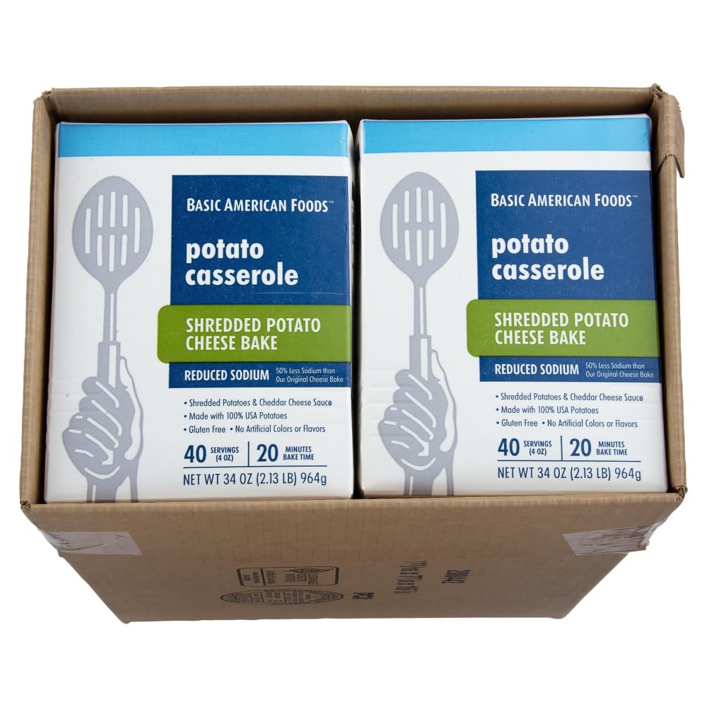 Potato Redishred Cheese Bake by Basic American Foods – Pack of 6