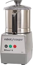 Robot Coupe BLIXER 4 Vertical Commercial High Speed Blender, Mixer, 4.5 Quart Stainless Steel Batch Bowl, 1 Speed, 120 Vol, 1.5 Hp, 1 Count