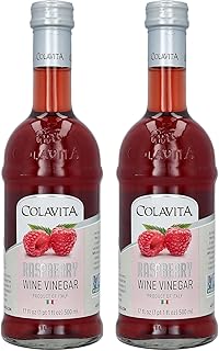 COLAVITA Raspberry Red Wine Vinegar, Special, 17 Fl Oz (Pack of 2)