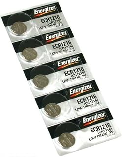5 CR1216 Energizer Watch Batteries Lithium Battery Cell