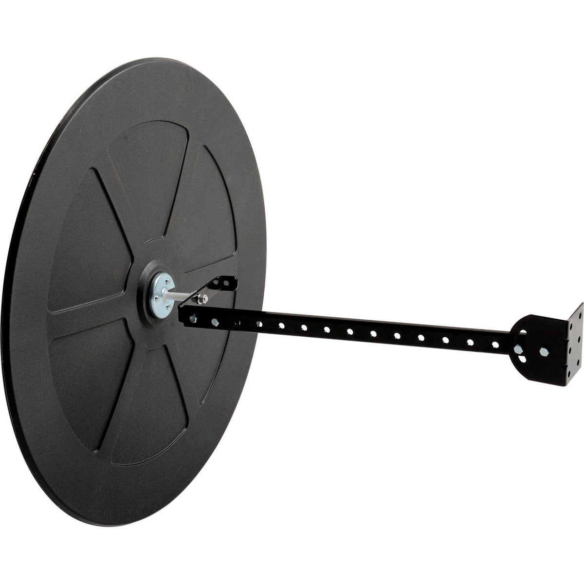 Round Impact-Resistant Acrylic Convex Mirror by Global Industrial – 30.5"L x 5"W, Acrylic, Silver, Model IC 3000