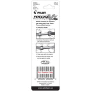 77278 Refill for Precise V7 RT Rolling Ball by PILOT – Black, Pack of 2, Model PIL77278