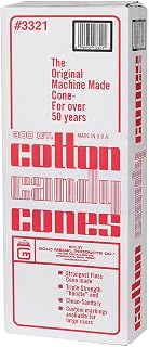 Gold Medal GM3321 Plain Cotton Candy Cones (Pack of 300)