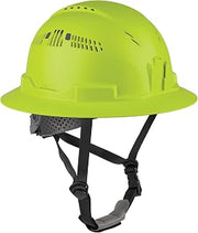 Ergodyne 8964 Full Brim Safety Helmet, Type 2 Class C Hard Hat with Chin Strap, Adjustable Venting, ANSI/ISEA Z89.1-2014