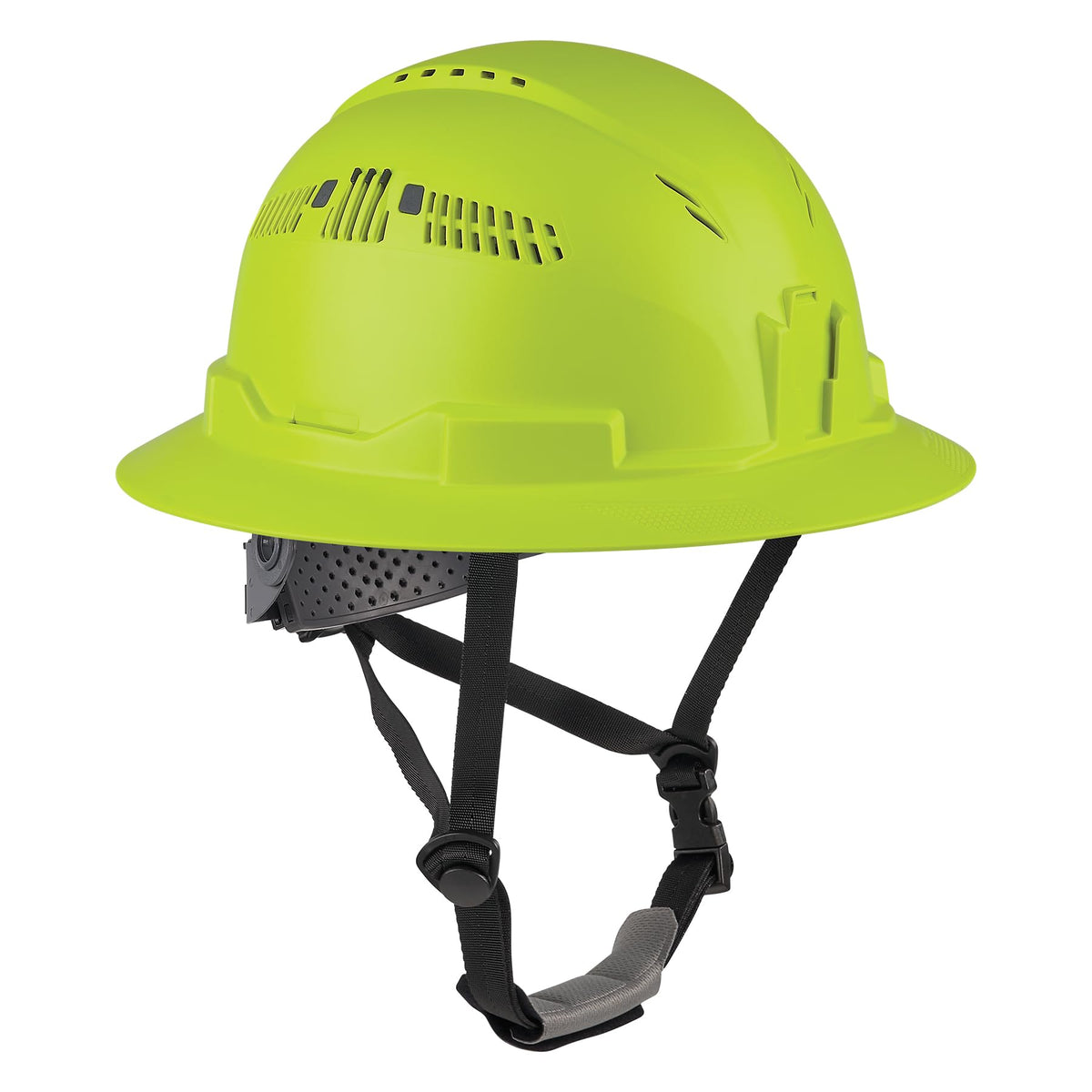 Ergodyne Lime / One Size / Full Brim Safety Helmet - Type 2, Class C Head Protection