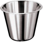 PADERNO World Cuisine 19 5/8 Inch Stainless Steel Flat Bottom Mixing Bowl