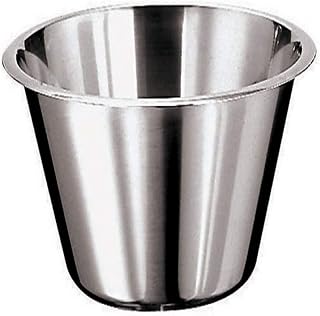 PADERNO World Cuisine 19 5/8 Inch Stainless Steel Flat Bottom Mixing Bowl