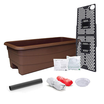80603.01, Standard Junior Garden Kit, Chocolate by EarthBox – Standard, 1.15 gallons, Plastic, Chocolate, Pack of 8
