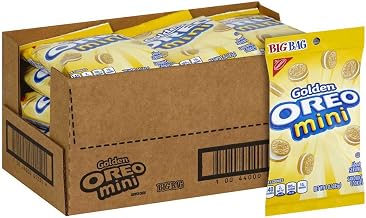 Oreo Nabisco Golden Mini Sandwich Cookies, 3 Ounce -- 12 per case.