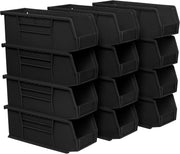 Akro-Mils Purple / 11-Inch by 4-Inch by 4-Inch / Storage Bins Only Open Storage Bins