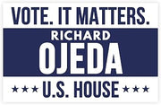 Richard Ojeda for Us House 2026 Car Magnet Bumper Election Matters Vote Race November Three Colored