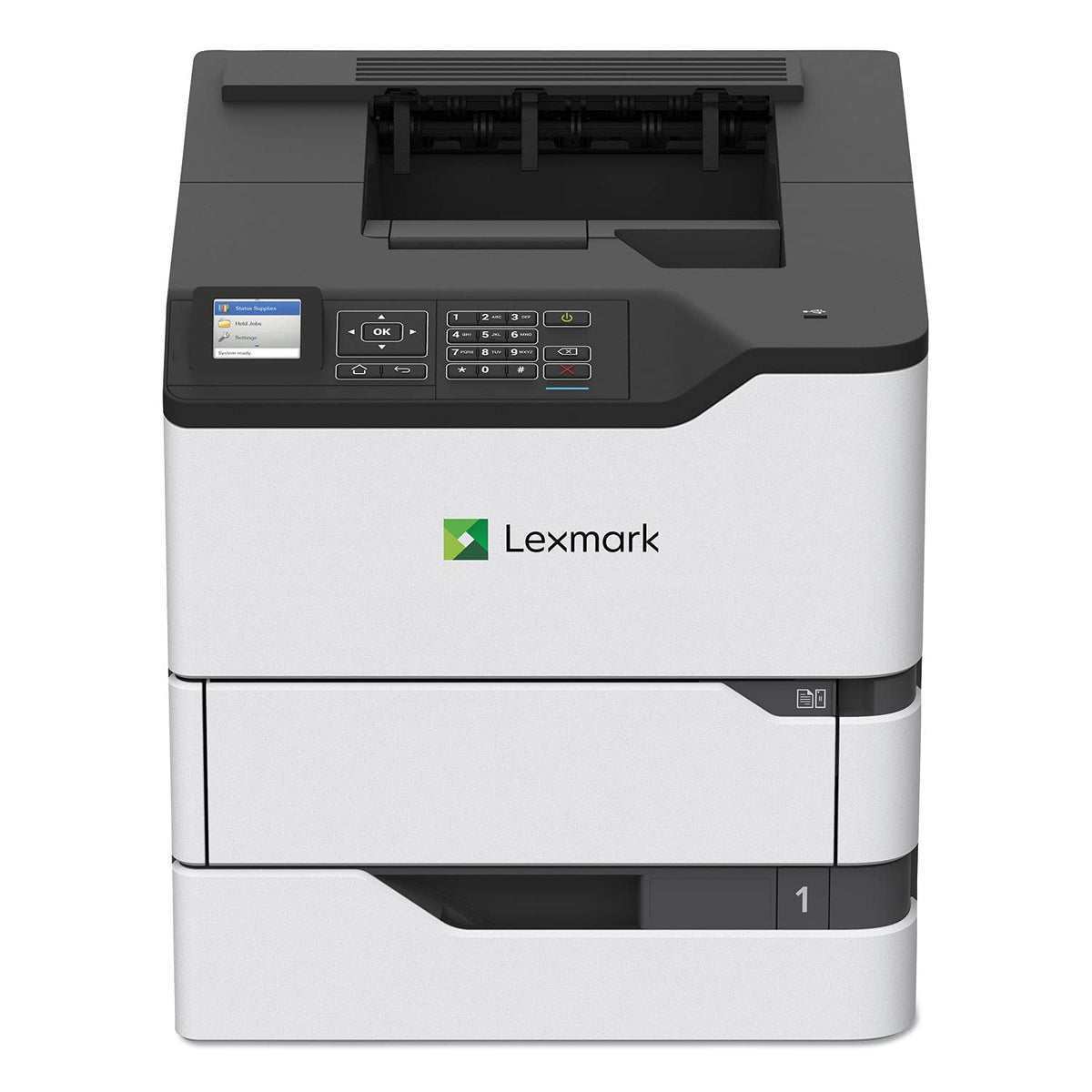 MS823N LASERPR 65PPM 1200DPI DUPLX by Lexmark – printer, Cotton, black white, Model 50G0180