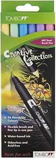 Tombow Dual Brushpens 6 Pens Primary