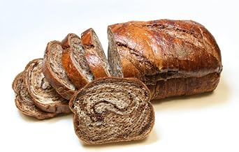 Rotellas Marble Thick Sliced Reuben Bread Loaves, 11 inch -- 6 per case.