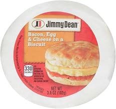 Bacon, Egg and Cheese Sandwich Biscuit, 3.6 Ounce -- 12 per case. by Jimmy Dean – 12/Case, Pack of 12