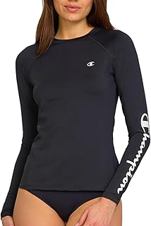 Champion Women's Long Sleeve Rash Guard, UPF 50+ SPF Protection Swim Shirt
