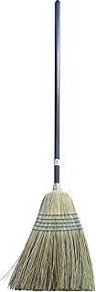 Genuine Joe GJO12002EA Lightweight Corn/Fiber Maids Broom, Natural (Pack of 12)