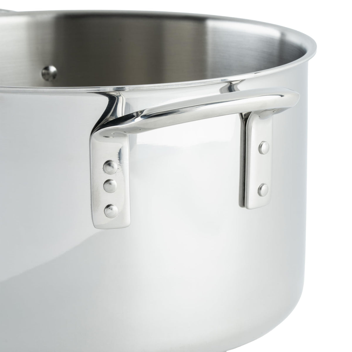 Winco 16 Quarts / Stock Pot TriPly / Silver Stockpots