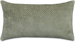 Michael Amini Renue Sutter Sage Oblong Pillow Set of 2 with Chenille Cover, Soft 100% Polyester Fabric, Plush Support and Decorative Accent for Living Room or Bedroom