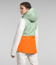 Womens Freedom Insulated Jacket by The North Face – Small, Nylon, Misty Sage/Mandarin, Model NF0A7WYKKIA