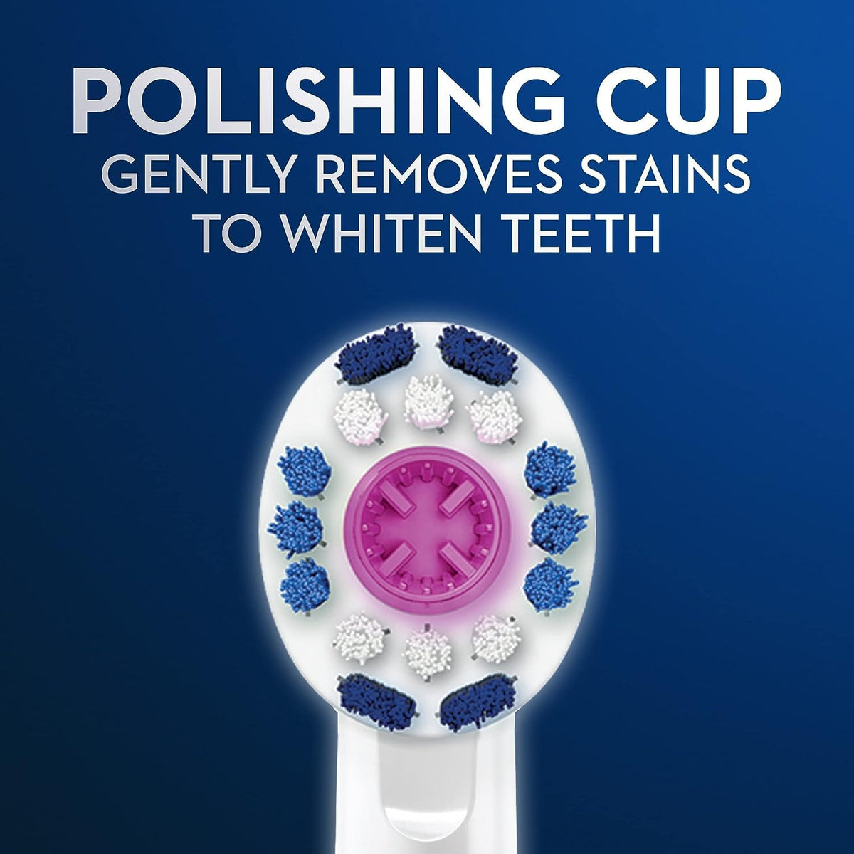 Oral-B White / 1 Count (Pack of 6) / 1 Toothbrush Replacement Heads