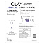 Ultimate Retinol 24 + Vitamin E + Peptide Night Moisturizer (1.7 Oz by Olay – 1 Count (Pack of 2), multi-colored, Pack of 2, Model 990014877