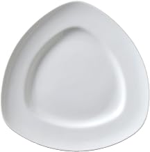 ARG-T21 Signature Fusion Triangle Plate, 12-1/4", Porcelain White (Pack of 12)