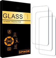 3 Pack Screen Protector for iPhone 17 / iPhone 16 Pro [6.3 inch] with Installation Frame by Generic – Glass, iPhone 17/16 Pro, Pack of 3, Model X-011903-3