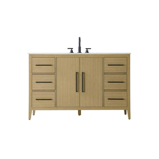 Millie Bathroom Vanity Honey Brown by Lighting Design – Wood, Honey Brown, Model VF29354MHB