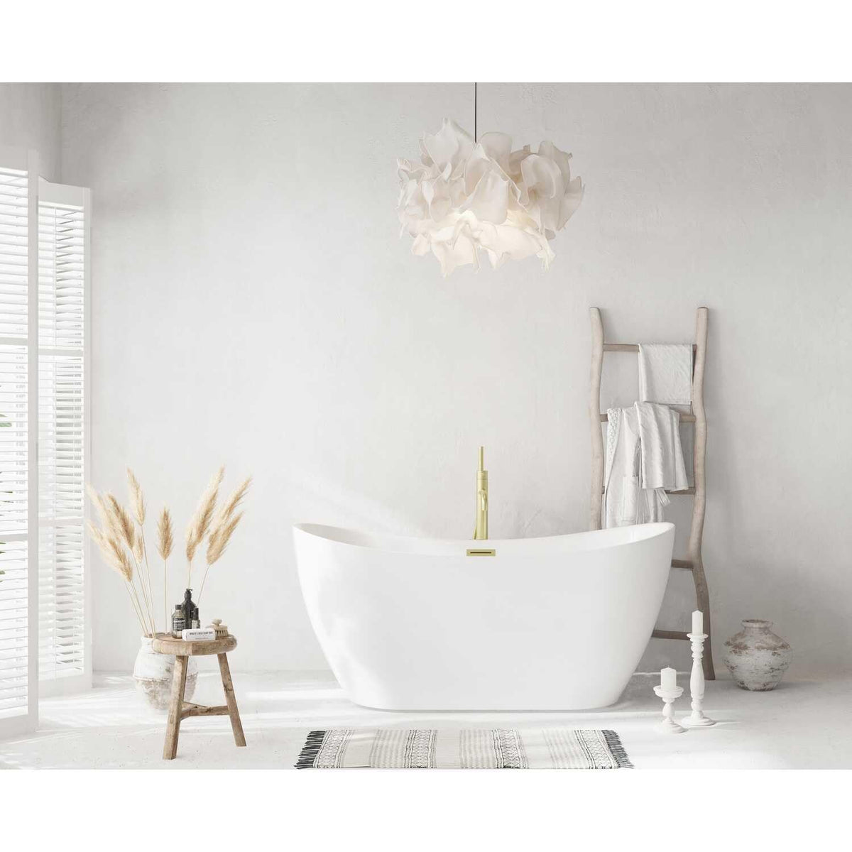 Elegant Lighting - BT30459GW-BGD - Bathtub - Bristol by Lighting Design – White
