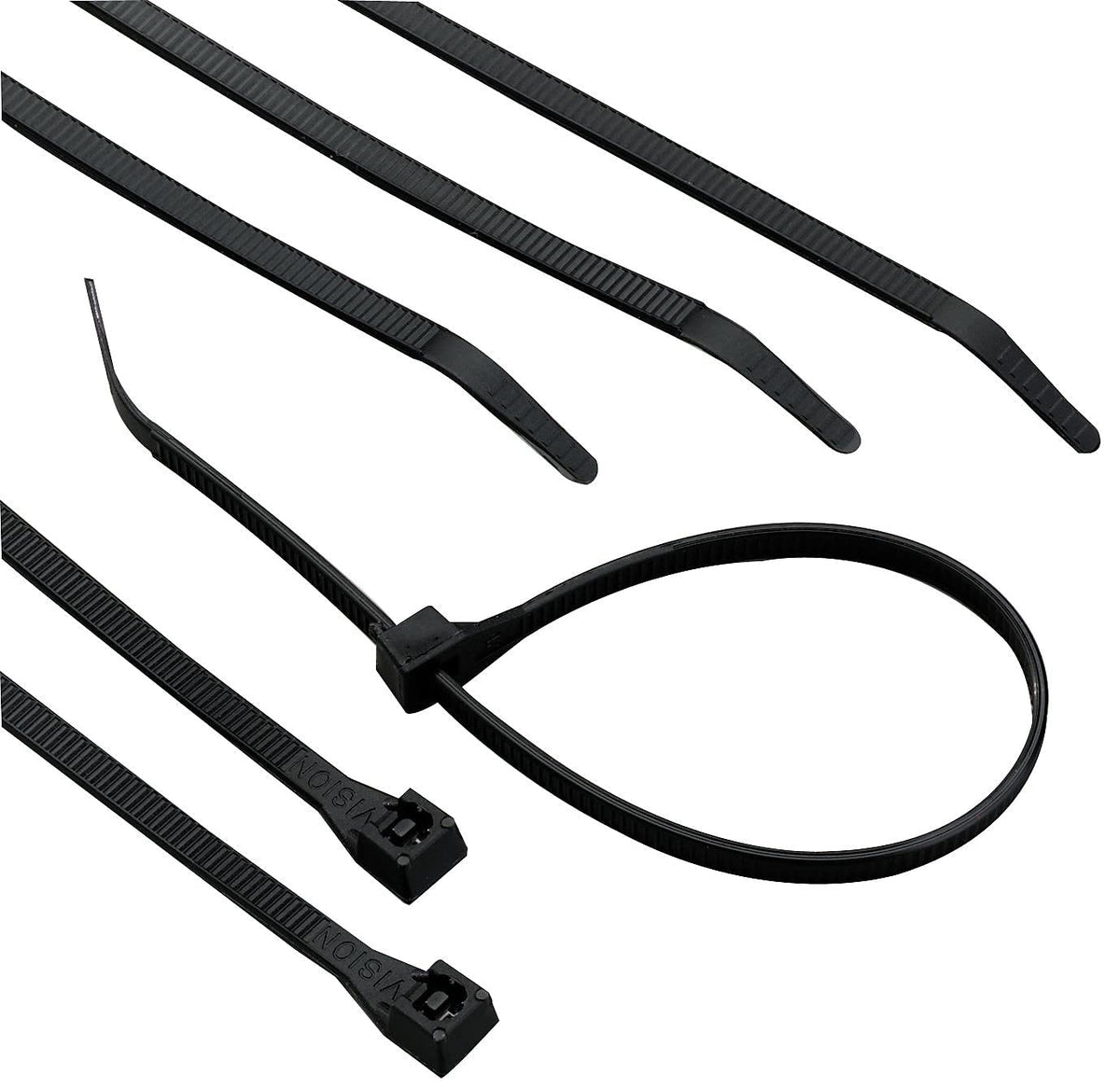 HVY-DTY CABLE TIE UVB 18" (175 LB) 50/BAG by Gardner Bender – 22"L x 0.35"W x 0.05"H, Nylon, Uv Black, Model 46-418UVB