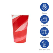 Karat 44 oz / Red, White / Casual Cups