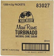 Maui Turbinado Sugar, 4.5 Gram -- 1200 per case.