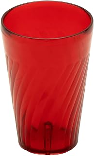 G.E.T. 2216-1-R Tahiti Shatterproof BPA-Free Plastic Tumblers, 16 Ounce, Blue (Set of 12)