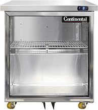 SWF27-GD-U Single Section Undercounter Freezer 27" W, Glass Door