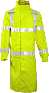 TINGLEY Icon C24122 Coat With Attached Hood, 3X, High Visibility Fluorescent Yellow-Green