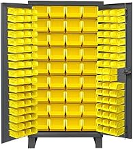 Durham 3702-132-95 Bin Cabinet, 78" Overall Height, 36" Overall Width, Total Number of Bins 132