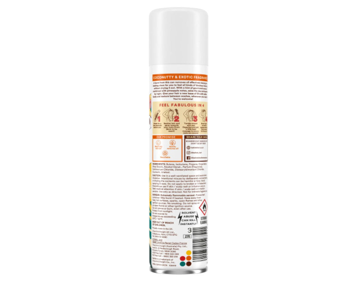 Dry Shampoo by Batiste – 20.1 Fl Oz (Pack of 1), Pack of 3, Model 5010724527511