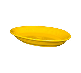 Homer Laughlin 13 5/8" Oval Platter by Fiesta – 13 5/8 inches, Ceramic, Daffodil, Model F9-BJUU-5QRG