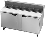 Beverage Air Commercial Kitchen SPE60HC-16 Refrigerated Counter, Sandwich/Salad Unit