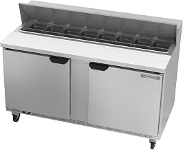 Beverage Air Commercial Kitchen SPE60HC-16 Refrigerated Counter, Sandwich/Salad Unit