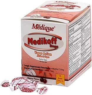 Medique Medikoff Drops, Cherry Flavor, Box of 75