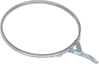 Vestil LID-STL-LL-UNR Steel UN Rated Lever Lock Closing Ring for 5 Gallon Pail Lids Silver