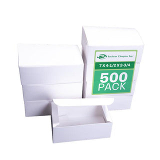Paperboard White Snack Carry-Out Box by SOUTHERN CHAMPION TRAY – Tuck Top, 1.5 quarts, Cardboard, White, Pack of 500