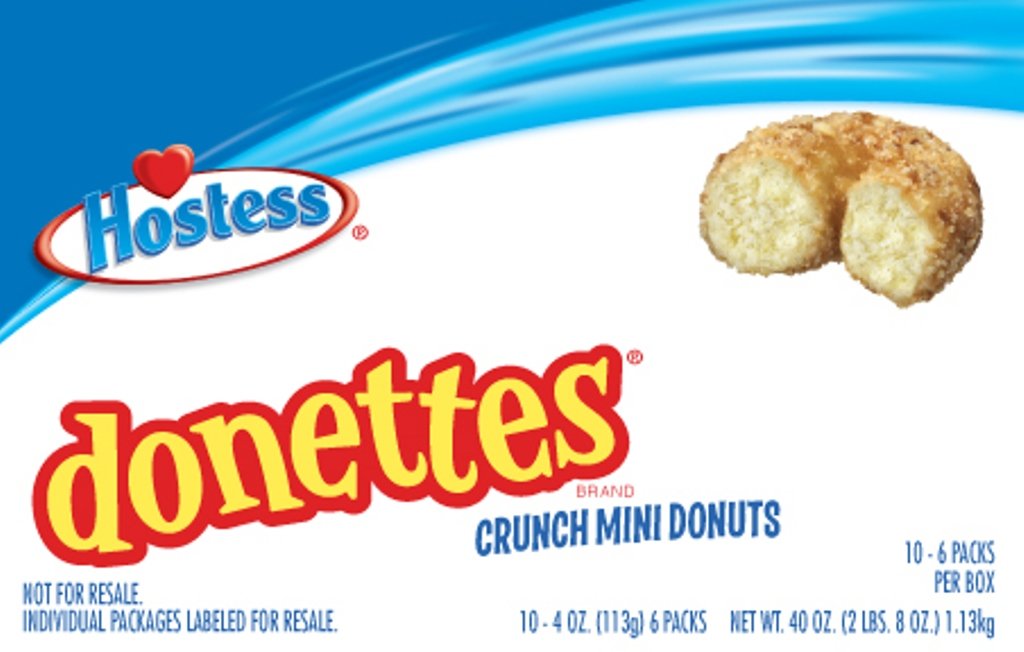 Donettes Mini Donuts by Hostess – 10 Count (Pack of 1)