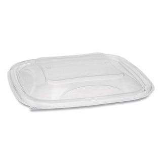 Pactiv Evergreen EarthChoice Recycled PET Container Lid, For 24-32 oz Container Bases, 7.38 x 7.38 x 0.82, Clear, Plastic, 30